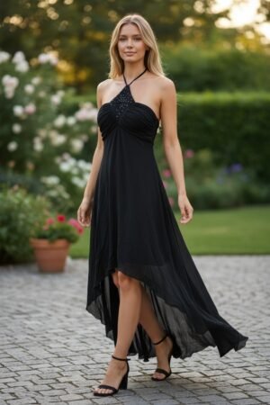 vestido de noche negro           (c1)