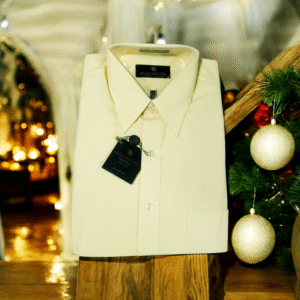 Camisa Manchester Manga Larga Color Hueso                                    (10)