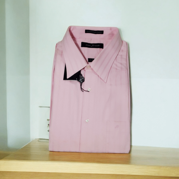 Camisa Manga Larga Color Rosa John Henry                            (10a)