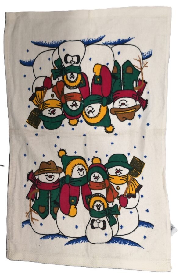 set  variado de 6 toallas de cocina secador paño de cocina estampado   ( de navidadad c1)