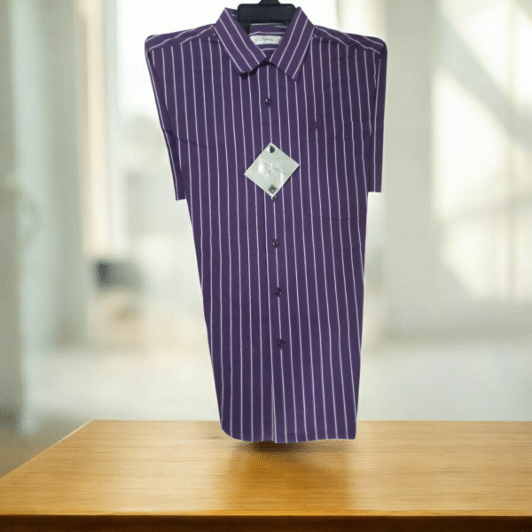 IMG_3848834973863042481 Camisa Manga Corta a Rayas Paco Rabanne (10b)