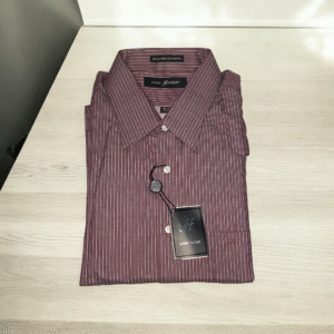 Camisa Café Rayas Blancas Manga Larga - John Henry                                 (10a)