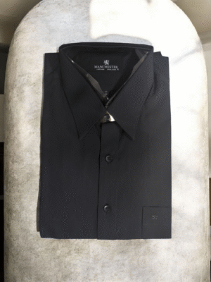 Camisa Manga Larga Hombre Manchester Negra                          (10)