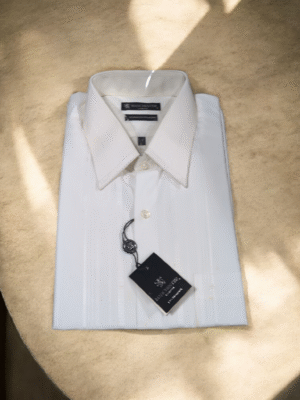 Camisa Blanca con Grabado Manga Larga Manchester                           (10)