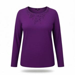 Suéter con Detalles de perlas                             (E24)