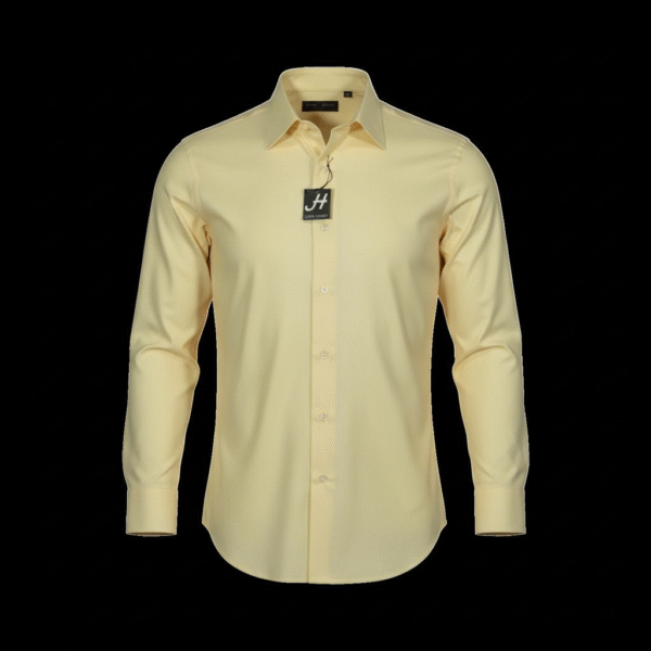 Photoroom-20251122_225447477 Camisa Manga Larga Amarilla John Henry Confort Fit (10a)