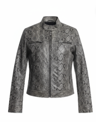 Chamarra Diseño Piel de Serpiente - (Talla M pero es talla chica solo para srta)