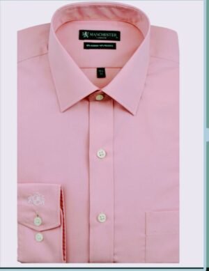 Camisa manchester manga larga Hombre Color Piñón                      (10)