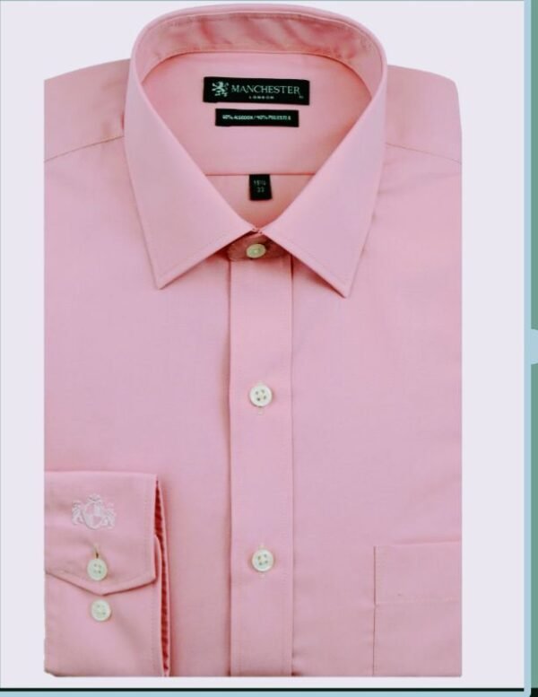 Camisa manchester manga larga Hombre Color Piñón                      (10)