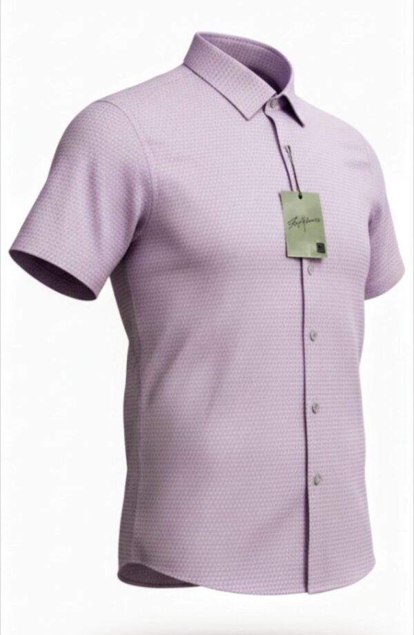 Screenshot_20251126-204557 Camisa Manga Corta Rosa y Blanco Paco Rabanne (10b)